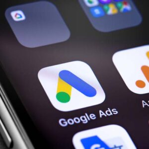 google ads app icon on phone