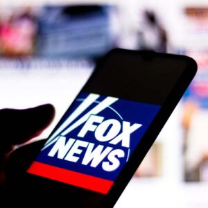 Fox News logo on smart phone