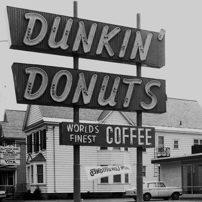 Original Dunkin' Donuts location in Quincy, Massachusetts