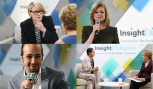 Robin Wright, Lin-Manuel Miranda and Jada Pinkett Smith at the Rockefeller Foundation's Insight Dialogues event
