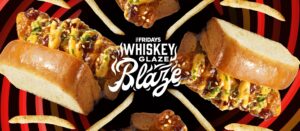Larger Advertisement for TGI Friday's Whiskey Glaze Blaze