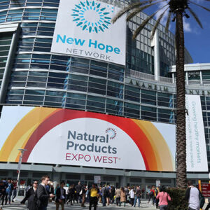 Exterior of Expo West 2019.