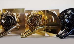 Statues from Cannes Lions.