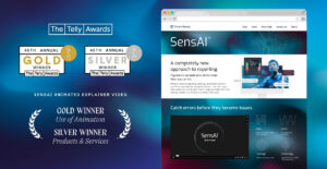 SensAI video won 2 Telly Awards
