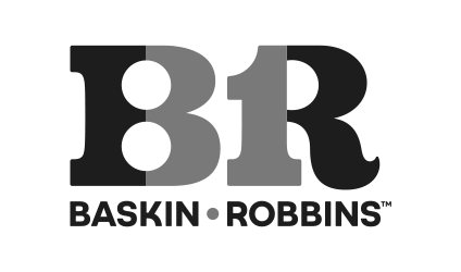 Logo for Baskin Robbins.