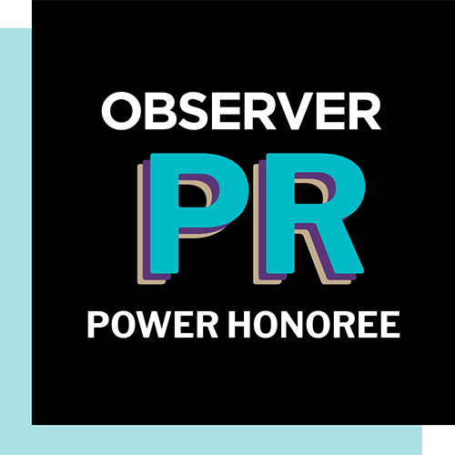 Logo for Observer PR Power Honoree