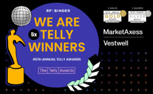RF|Binder Wins 5 Awards for the Telly Awards including 2 Golds and 3 Silvers