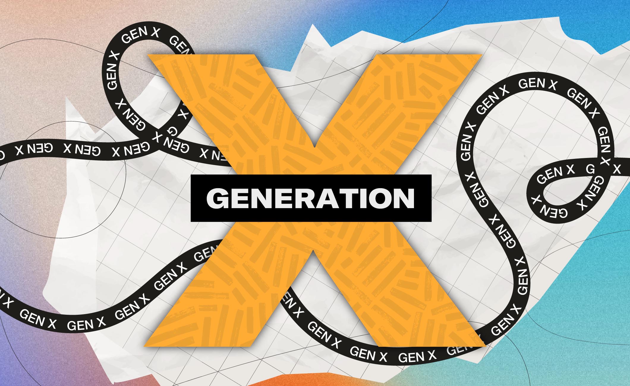 Large X with generation written across it.