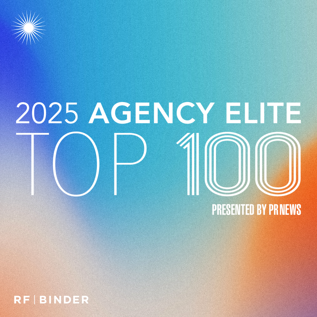 PR NEWS 2025 Agency Elite Top 100 Logo