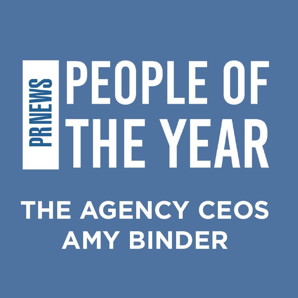 PR News People of the Year The Agency CEOS Amy Binder