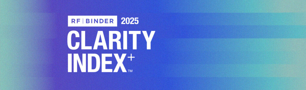 RF|Binder 2025 Clarity Index TM Logo Mark.